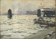 Anders Zorn The Port of Hamburg, oil painting artist